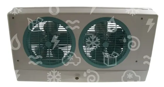 výparník LU-VE, SHS 22 E, dT 10 K - 1570 W, s odtáváním